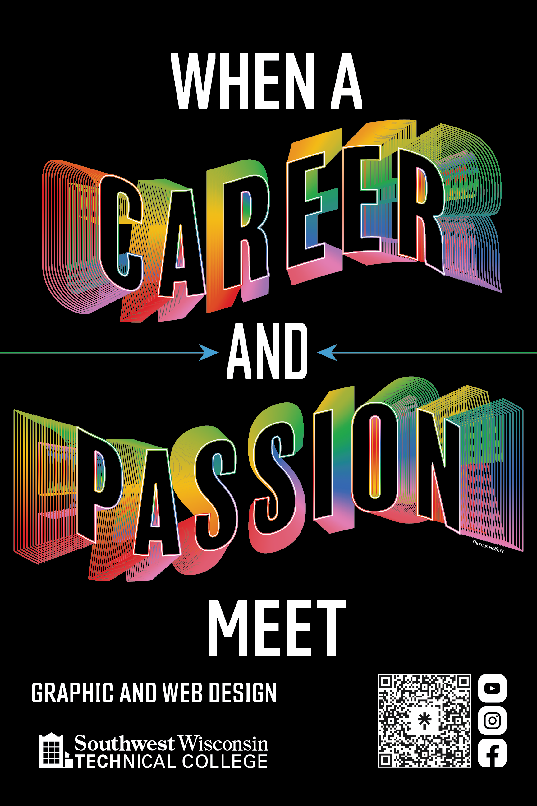 SWTC graphic design program promotional poster