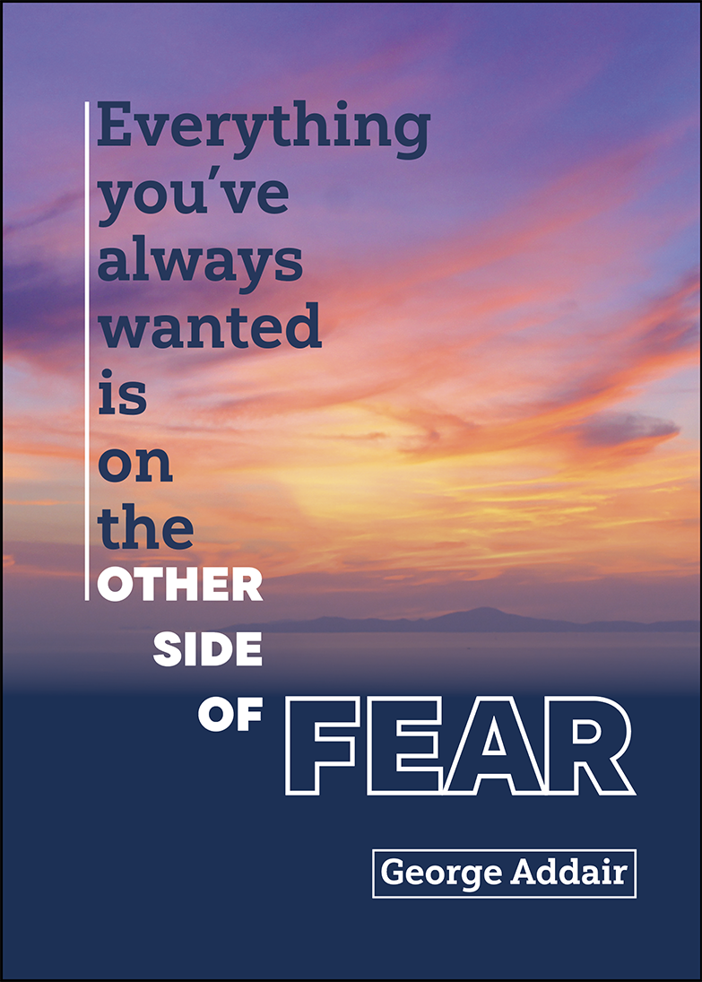 An Inspirational Poster Made in Illustrator.
